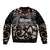 Kia Ora New Zealand Bomber Jacket Aotearoa Proud Maori With Silver Fern LT14 - Polynesian Pride