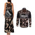 Kia Ora New Zealand Couples Matching Tank Maxi Dress and Long Sleeve Button Shirt Aotearoa Proud Maori With Silver Fern LT14 - Polynesian Pride