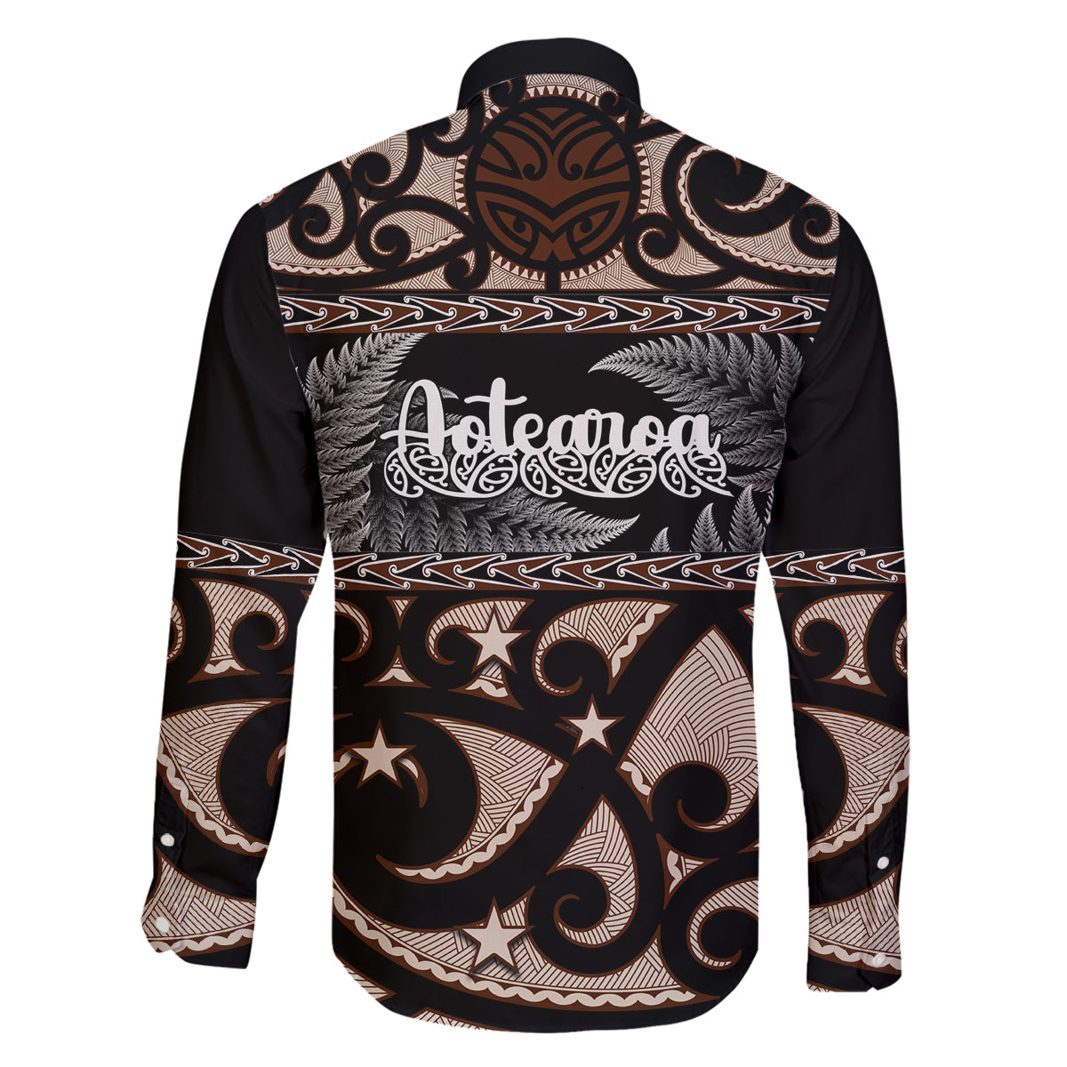 Kia Ora New Zealand Family Matching Tank Maxi Dress and Hawaiian Shirt Aotearoa Proud Maori With Silver Fern LT14 - Polynesian Pride