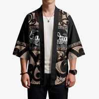 Kia Ora New Zealand Kimono Aotearoa Proud Maori Silver Fern - Polynesian Pride