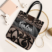 Kia Ora New Zealand Tote Bag Aotearoa Proud Maori Silver Fern - Polynesian Pride
