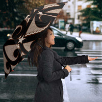 Kia Ora New Zealand Umbrella Aotearoa Proud Maori Silver Fern - Polynesian Pride