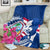 Guam Martin Luther King Jr Day Blanket I Have A Dream Guahan Seal With Bougainvillea LT14 - Polynesian Pride