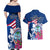 Guam Martin Luther King Jr Day Couples Matching Off Shoulder Maxi Dress and Hawaiian Shirt I Have A Dream Guahan Seal With Bougainvillea LT14 - Polynesian Pride