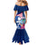 Guam Martin Luther King Jr Day Family Matching Mermaid Dress and Hawaiian Shirt I Have A Dream Guahan Seal With Bougainvillea LT14 - Polynesian Pride