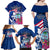 Guam Martin Luther King Jr Day Family Matching Off Shoulder Maxi Dress and Hawaiian Shirt I Have A Dream Guahan Seal With Bougainvillea LT14 - Polynesian Pride