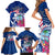 Guam Martin Luther King Jr Day Family Matching Short Sleeve Bodycon Dress and Hawaiian Shirt I Have A Dream Guahan Seal With Bougainvillea LT14 - Polynesian Pride