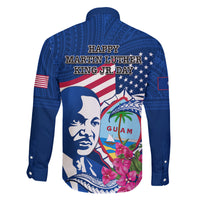 Guam Martin Luther King Jr Day Family Matching Tank Maxi Dress and Hawaiian Shirt I Have A Dream Guahan Seal With Bougainvillea LT14 - Polynesian Pride