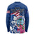 Guam Martin Luther King Jr Day Long Sleeve Shirt I Have A Dream Guahan Seal With Bougainvillea LT14 - Polynesian Pride