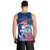 Guam Martin Luther King Jr Day Men Tank Top I Have A Dream Guahan Seal With Bougainvillea LT14 - Polynesian Pride