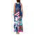 Guam Martin Luther King Jr Day Tank Maxi Dress I Have A Dream Guahan Seal With Bougainvillea LT14 - Polynesian Pride