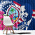 Guam Martin Luther King Jr Day Window Curtain I Have A Dream Guahan Seal With Bougainvillea LT14 - Polynesian Pride