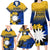 Nauru Independence Day Family Matching Long Sleeve Bodycon Dress and Hawaiian Shirt Repubrikin Naoero Polynesian Pattern LT14 - Polynesian Pride