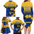 Nauru Independence Day Family Matching Long Sleeve Bodycon Dress and Hawaiian Shirt Repubrikin Naoero Polynesian Pattern LT14 - Polynesian Pride