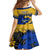 Nauru Independence Day Family Matching Short Sleeve Bodycon Dress and Hawaiian Shirt Repubrikin Naoero Polynesian Pattern LT14 - Polynesian Pride