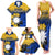 Nauru Independence Day Family Matching Tank Maxi Dress and Hawaiian Shirt Repubrikin Naoero Polynesian Pattern LT14 - Polynesian Pride