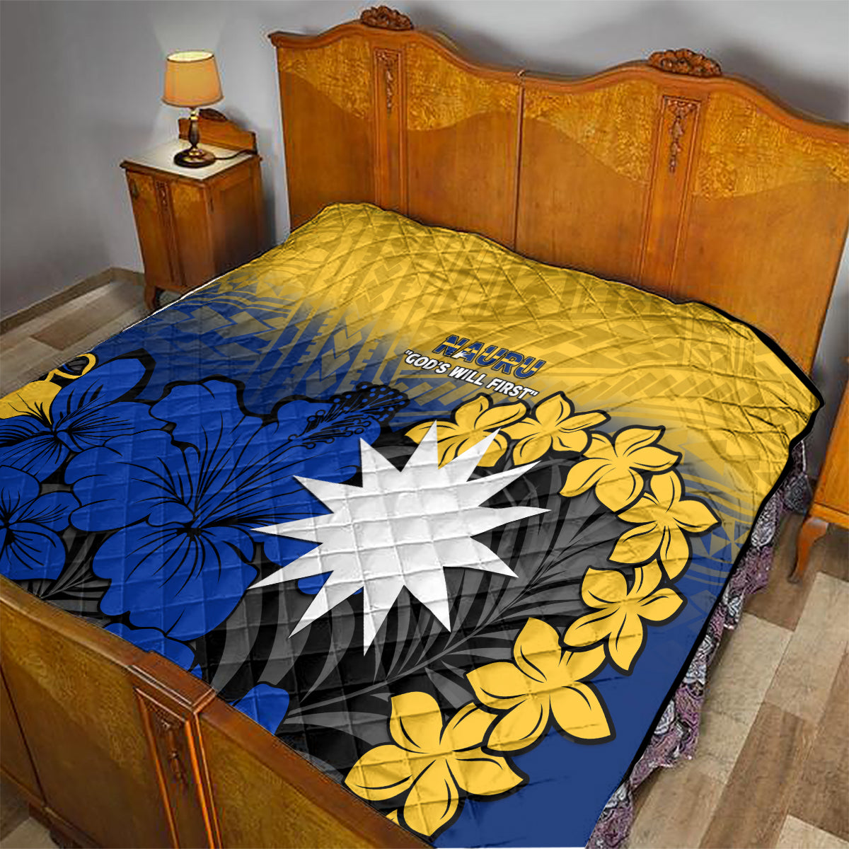 Nauru Independence Day Quilt Repubrikin Naoero Polynesian Pattern LT14 - Polynesian Pride