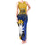 Nauru Independence Day Tank Maxi Dress Repubrikin Naoero Polynesian Pattern LT14 Women Blue - Polynesian Pride