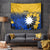 Nauru Independence Day Tapestry Repubrikin Naoero Polynesian Pattern LT14 Blue - Polynesian Pride