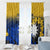 Nauru Independence Day Window Curtain Repubrikin Naoero Polynesian Pattern LT14 - Polynesian Pride