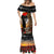 New Zealand ANZAC Day Mermaid Dress Lest We Forget Silver Fern With Camouflage LT14 - Polynesian Pride