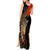 New Zealand ANZAC Day Tank Maxi Dress Lest We Forget Silver Fern With Camouflage LT14 - Polynesian Pride