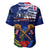 Australia And New Zealand ANZAC Day Baseball Jersey Lest We Forget Silver Fern With Golden Wattle LT14 - Polynesian Pride