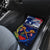 Australia And New Zealand ANZAC Day Car Mats Lest We Forget Silver Fern With Golden Wattle LT14 - Polynesian Pride