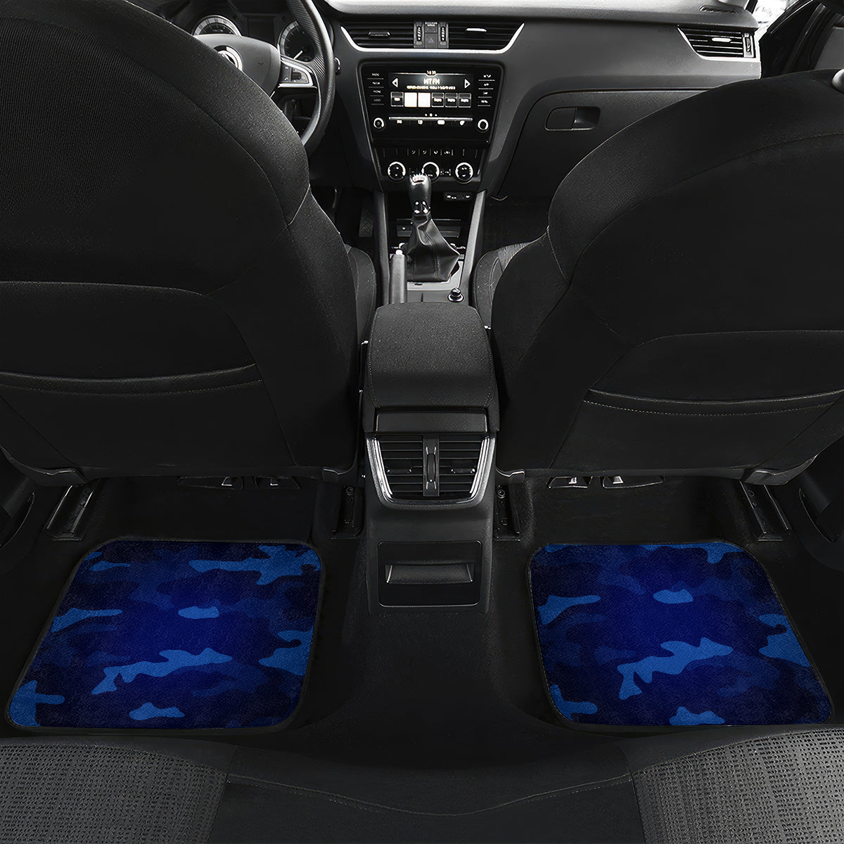 Australia And New Zealand ANZAC Day Car Mats Lest We Forget Silver Fern With Golden Wattle LT14 - Polynesian Pride