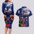 Australia And New Zealand ANZAC Day Couples Matching Long Sleeve Bodycon Dress and Hawaiian Shirt Lest We Forget Silver Fern With Golden Wattle LT14 - Polynesian Pride