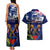 Australia And New Zealand ANZAC Day Couples Matching Tank Maxi Dress and Hawaiian Shirt Lest We Forget Silver Fern With Golden Wattle LT14 - Polynesian Pride