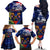 Australia And New Zealand ANZAC Day Family Matching Off Shoulder Long Sleeve Dress and Hawaiian Shirt Lest We Forget Silver Fern With Golden Wattle LT14 - Polynesian Pride