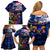 Australia And New Zealand ANZAC Day Family Matching Off Shoulder Short Dress and Hawaiian Shirt Lest We Forget Silver Fern With Golden Wattle LT14 - Polynesian Pride