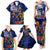 Australia And New Zealand ANZAC Day Family Matching Tank Maxi Dress and Hawaiian Shirt Lest We Forget Silver Fern With Golden Wattle LT14 - Polynesian Pride