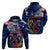 Australia And New Zealand ANZAC Day Hoodie Lest We Forget Silver Fern With Golden Wattle LT14 - Polynesian Pride