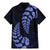 Blue New Zealand Paisley Silver Fern Family Matching Mermaid Dress and Hawaiian Shirt Aotearoa Maori LT14 - Polynesian Pride