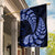 Blue New Zealand Paisley Silver Fern Garden Flag Aotearoa Maori LT14 House Flag Blue - Polynesian Pride