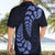 Blue New Zealand Paisley Silver Fern Hawaiian Shirt Aotearoa Maori LT14 - Polynesian Pride