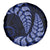 Blue New Zealand Paisley Silver Fern Spare Tire Cover Aotearoa Maori LT14 - Polynesian Pride