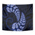 Blue New Zealand Paisley Silver Fern Tapestry Aotearoa Maori LT14 - Polynesian Pride