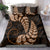 Brown New Zealand Paisley Silver Fern Bedding Set Aotearoa Maori LT14 - Polynesian Pride