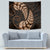 Brown New Zealand Paisley Silver Fern Tapestry Aotearoa Maori LT14 - Polynesian Pride