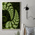 Green New Zealand Paisley Silver Fern Canvas Wall Art Aotearoa Maori LT14 - Polynesian Pride