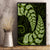 Green New Zealand Paisley Silver Fern Canvas Wall Art Aotearoa Maori LT14 - Polynesian Pride