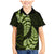 Green New Zealand Paisley Silver Fern Family Matching Mermaid Dress and Hawaiian Shirt Aotearoa Maori LT14 Son's Shirt Green - Polynesian Pride