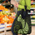 Green New Zealand Paisley Silver Fern Grocery Bag Aotearoa Maori