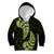 Green New Zealand Paisley Silver Fern Kid Hoodie Aotearoa Maori LT14 Hoodie Green - Polynesian Pride