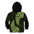 Green New Zealand Paisley Silver Fern Kid Hoodie Aotearoa Maori LT14 - Polynesian Pride