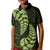 Green New Zealand Paisley Silver Fern Kid Polo Shirt Aotearoa Maori LT14 Kid Green - Polynesian Pride