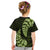 Green New Zealand Paisley Silver Fern Kid T Shirt Aotearoa Maori LT14 - Polynesian Pride